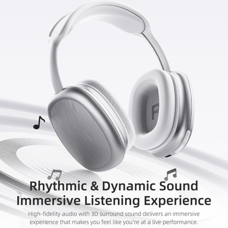 Auriculares inalámbricos Bluetooth 5.3 ROCK O5 con diadema, O5 (Silver), O5 (Grey)