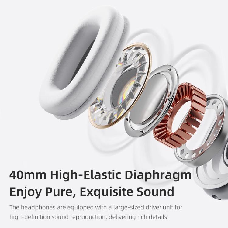 Auriculares inalámbricos Bluetooth 5.3 ROCK O5 con diadema, O5 (Silver), O5 (Grey)