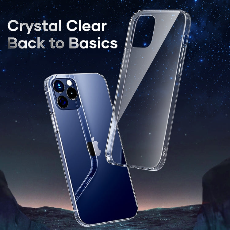 Estuche protector a prueba de golpes de TPU transparente Rock Early Series, For iPhone 12 mini, For iPhone 12 / 12 Pro, For iPhone 12 Pro Max