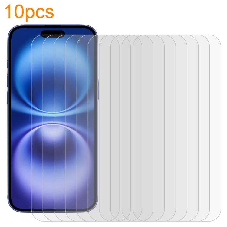 10 láminas de vidrio templado de aluminio xDfind de 0,26 mm, 9H y 2,5D., For iPhone 17e / 16e / 13 / 13 Pro, For iPhone 16 Pro Max, For iPhone 16 Pro, For iPhone 16 Plus, For iPhone 16, For iPhone 15 Plus / 15 Pro Max, For iPhone 15 / 15 Pro           ...
