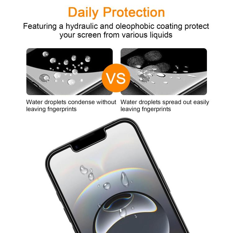 10 láminas de vidrio templado de aluminio xDfind de 0,26 mm, 9H y 2,5D., For iPhone 17e / 16e / 13 / 13 Pro, For iPhone 16 Pro Max, For iPhone 16 Pro, For iPhone 16 Plus, For iPhone 16, For iPhone 15 Plus / 15 Pro Max, For iPhone 15 / 15 Pro           ...