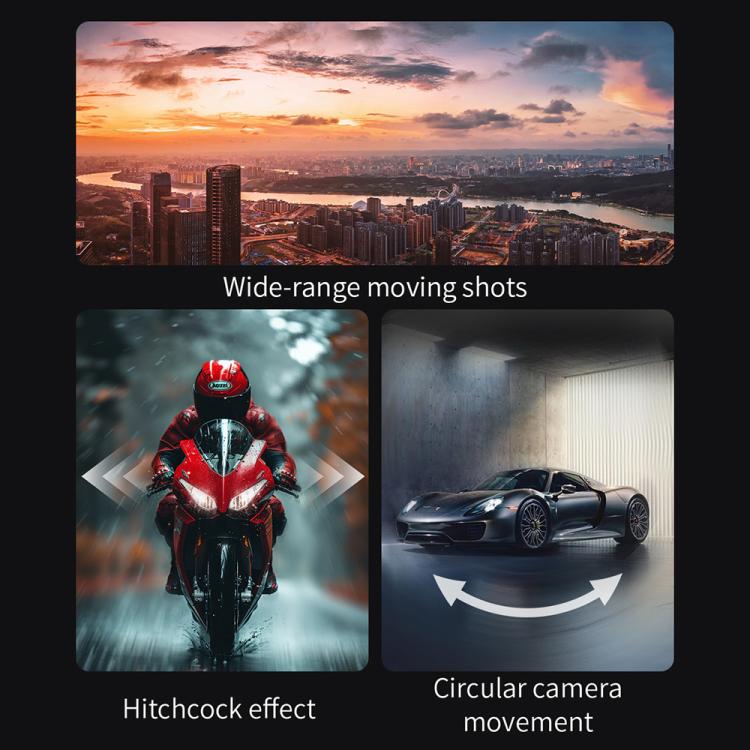 Estabilizador de smartphone FUNSNAP CM8 plegable de 3 ejes con sistema antivibración para grabación de vlogs., Basic Version, AI Version