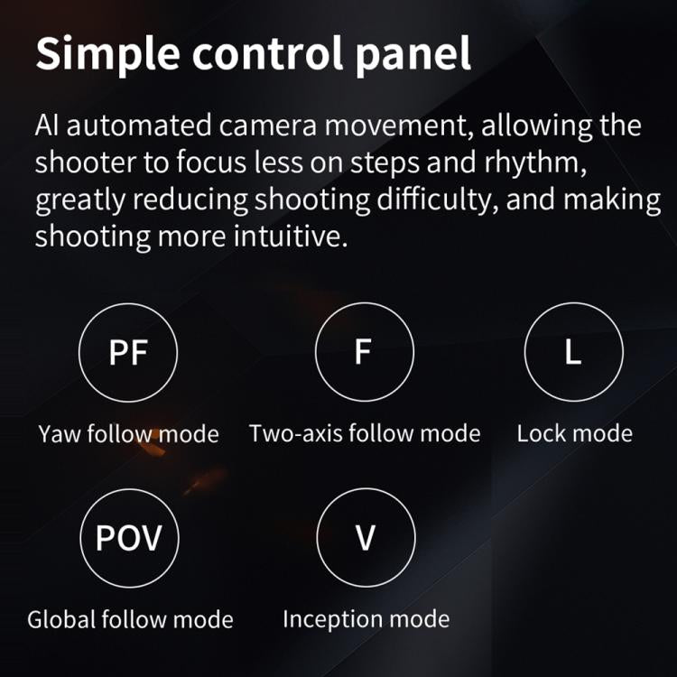 Estabilizador de smartphone FUNSNAP CM8 plegable de 3 ejes con sistema antivibración para grabación de vlogs., Basic Version, AI Version