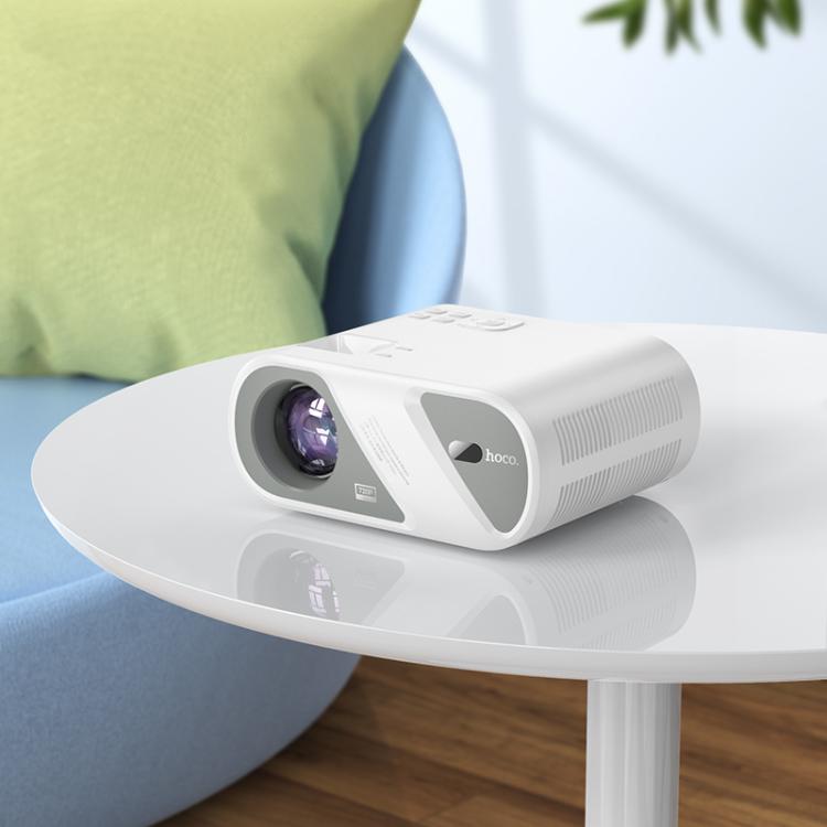 Proyector inalámbrico hoco DT1 1280x720P 140ANSI WiFi Bluetooth (versión con la misma pantalla), EU Plug, US Plug