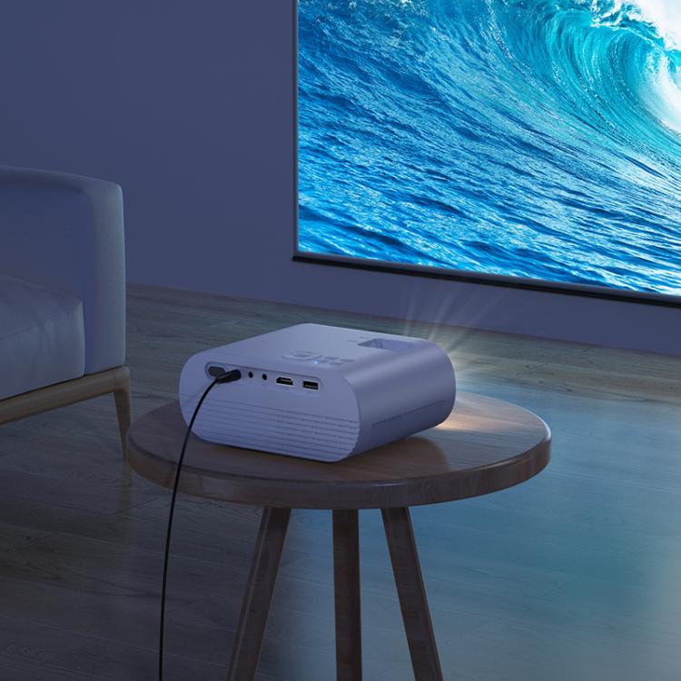Proyector inalámbrico hoco DT1 1280x720P 140ANSI WiFi Bluetooth (versión con la misma pantalla), EU Plug, US Plug