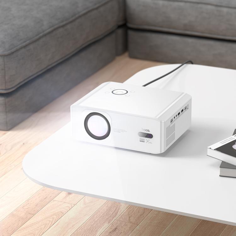 Proyector inteligente con enfoque eléctrico hoco DT3 1920x1080P 370ANSI, versión Android, EU Plug, US Plug