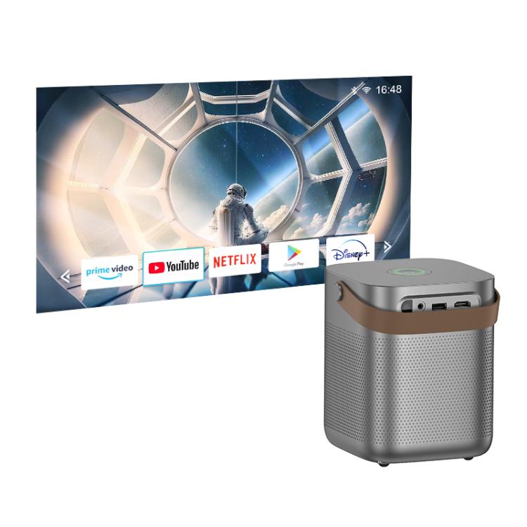 Proyector inteligente hoco DT4 1280x720P 190ANSI con enfoque automático completo (versión Android), EU Plug, US Plug, UK Plug