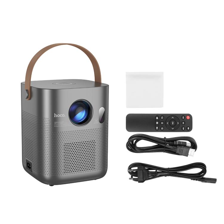 Proyector inteligente hoco DT4 1280x720P 190ANSI con enfoque automático completo (versión Android), EU Plug, US Plug, UK Plug