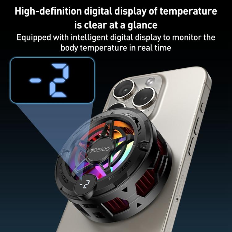 Radiador magnético universal para teléfono Yesido C226 para refrigeración de semiconductores