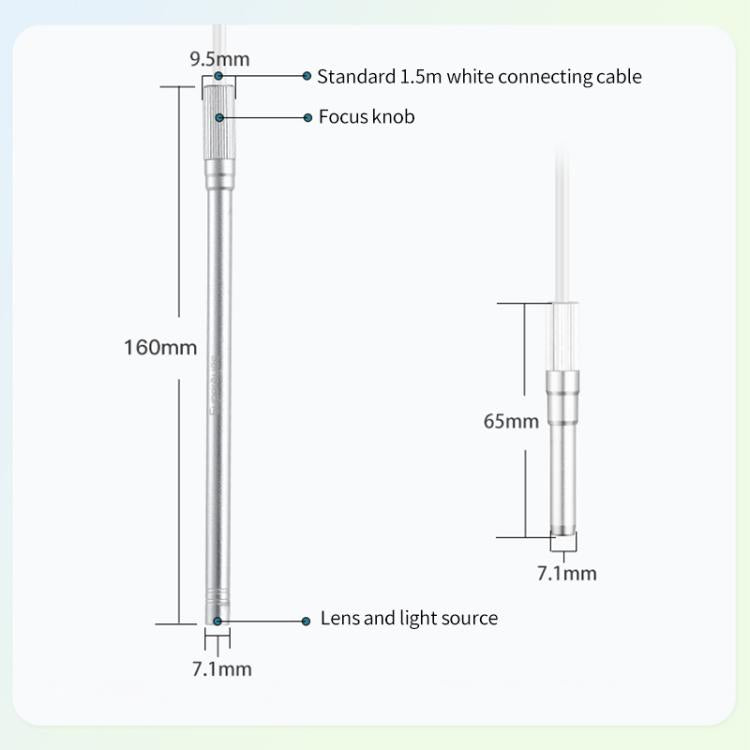 Endoscopio para máquina dispensadora industrial USB Supereyes Y002 de 200 W HD con microscopio electrónico