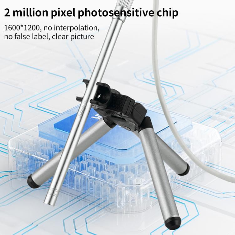 Endoscopio para máquina dispensadora industrial USB Supereyes Y002 de 200 W HD con microscopio electrónico