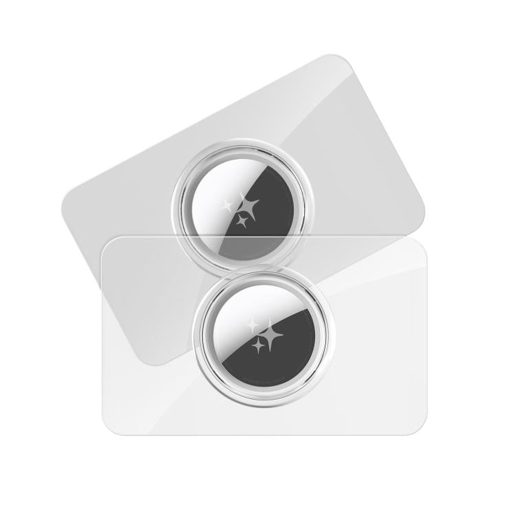 Estuche transparente para tarjetas PC DUX DUCIS (2 unidades), For AirTag 2nd Gen / AirTag 1st Gen
