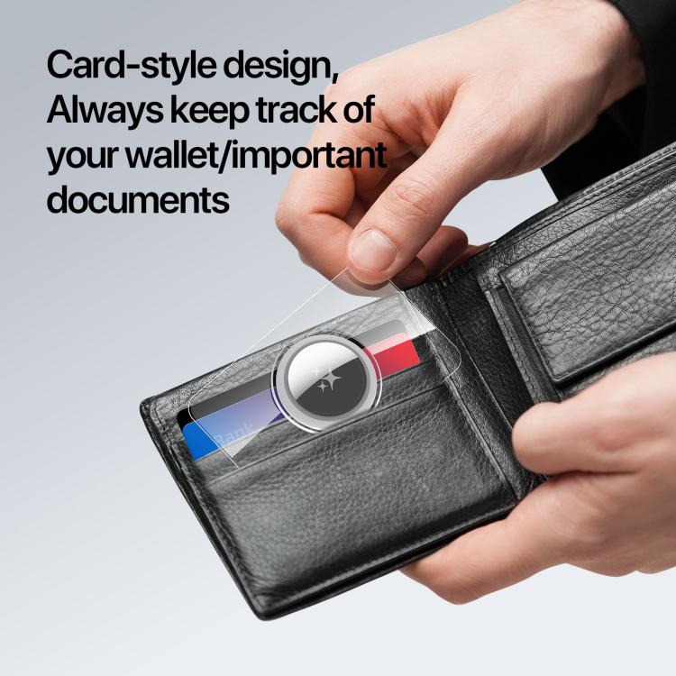 Estuche transparente para tarjetas PC DUX DUCIS (2 unidades), For AirTag 2nd Gen / AirTag 1st Gen