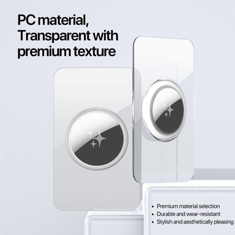 Estuche transparente para tarjetas PC DUX DUCIS (2 unidades), For AirTag 2nd Gen / AirTag 1st Gen