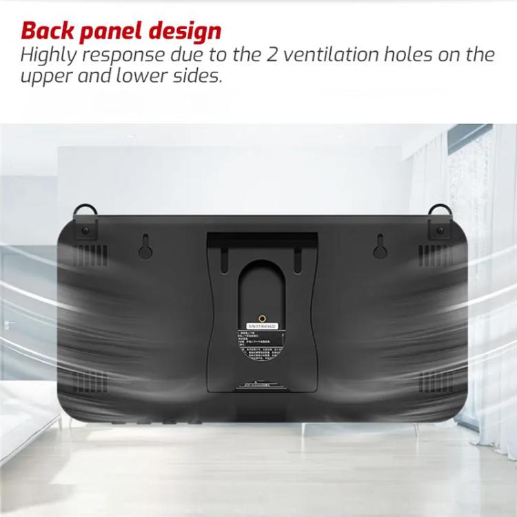 Detector de decibelios TRSI TA654B de pantalla grande para montaje en pared, TA654B