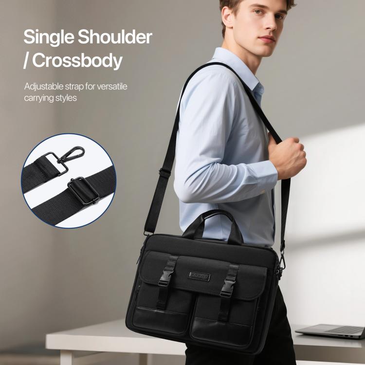 Bolso de mano DUX DUCIS EDGE de 14-15,4 pulgadas, bandolera individual para portátil