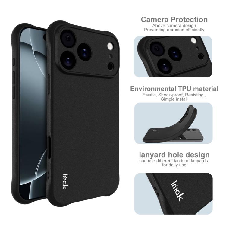 Funda para teléfono Imak a prueba de golpes con airbag de TPU, For iPhone 17 Pro Max, For iPhone 17 Pro, For iPhone 17, For iPhone Air