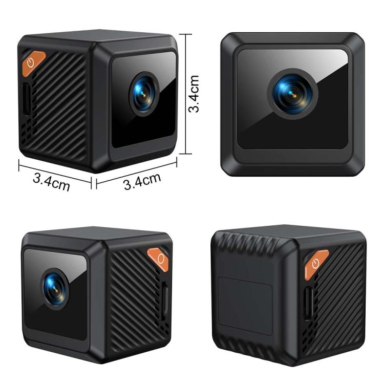 Minicámara inteligente WiFi magnética HD W02 con detección de movimiento y visión nocturna infrarroja., W02