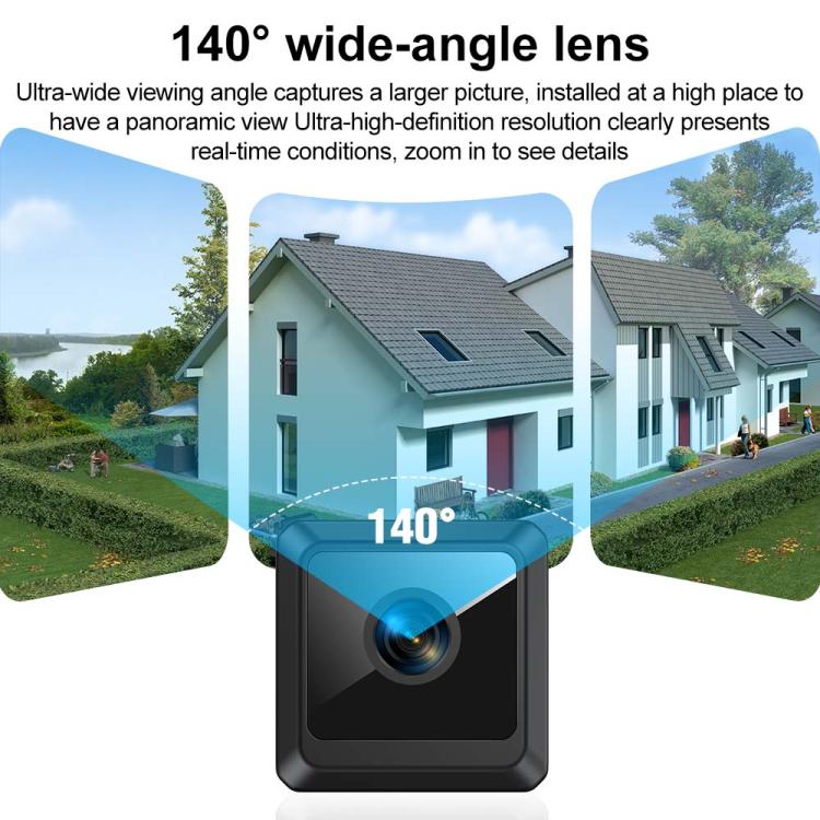 Minicámara inteligente WiFi magnética HD W02 con detección de movimiento y visión nocturna infrarroja., W02