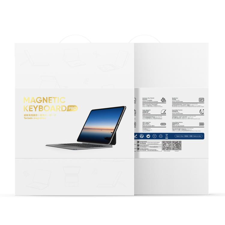 Funda de cuero para tablet con teclado magnético flotante DUX DUCIS MK Pro Series, For iPad 2025 / 2022, For iPad Air 11 2025 / iPad Pro 11 2022, For iPad Air 13 2025 / iPad Pro 12.9 2022, For iPad Pro 13 2024, For iPad Pro 11 2024