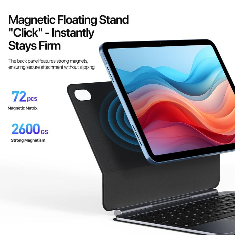 Funda de cuero para tablet con teclado magnético flotante DUX DUCIS MK Pro Series, For iPad 2025 / 2022, For iPad Air 11 2025 / iPad Pro 11 2022, For iPad Air 13 2025 / iPad Pro 12.9 2022, For iPad Pro 13 2024, For iPad Pro 11 2024
