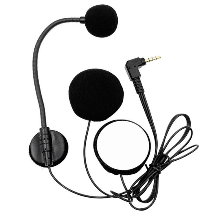 Auriculares con micrófono e intercomunicador para casco de motocicleta tipo jet, 3.5mm