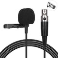 Micrófono de solapa metálico, longitud del cable: 1,5 m, 3 Pin XLR Head, 4 Pin XLR Head