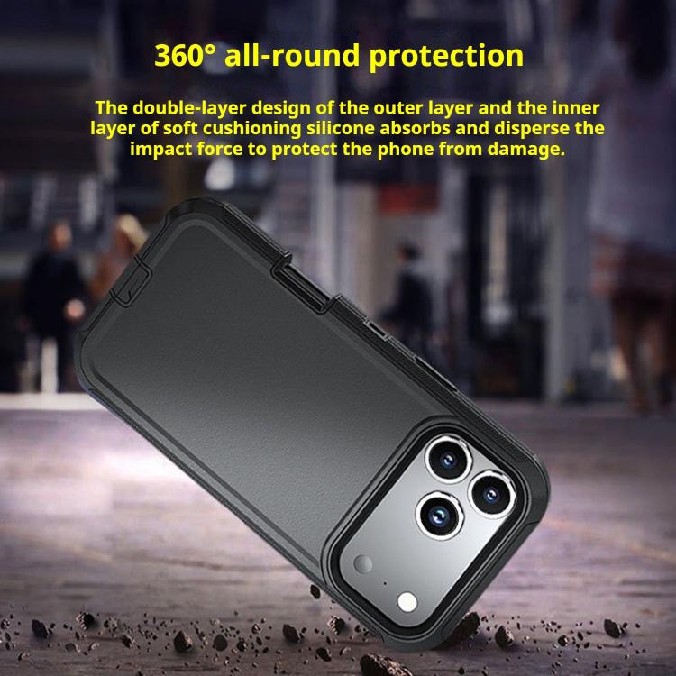 Funda para teléfono Kalebol resistente a los golpes, híbrida de PC y TPU con clip trasero., For iPhone 17 Pro Max, For iPhone 17 Pro, For iPhone 17, For iPhone Air