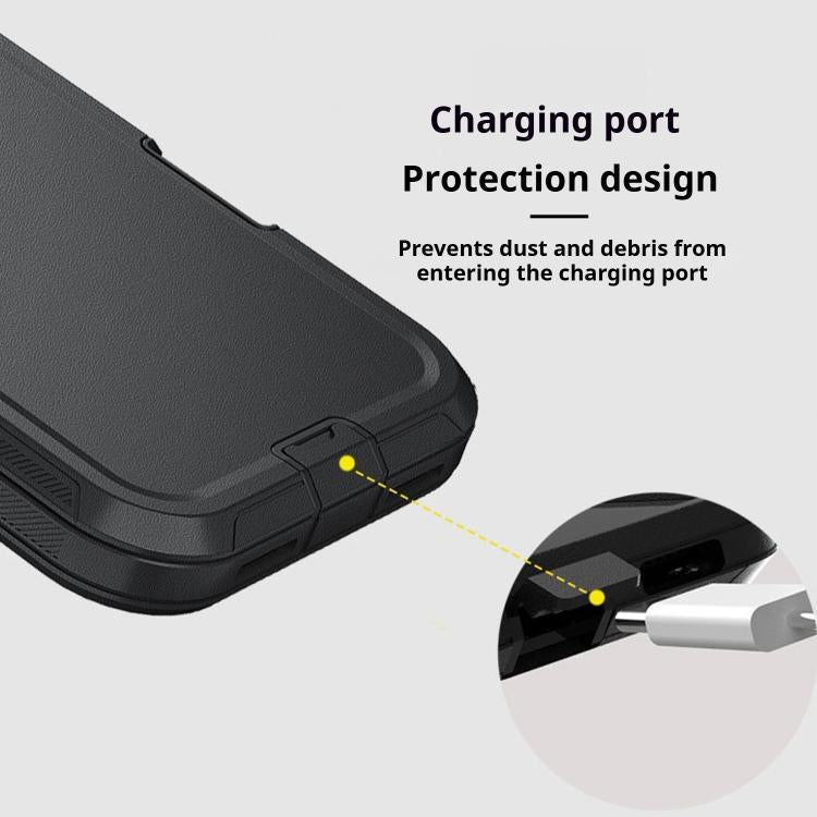 Funda para teléfono Kalebol resistente a los golpes, híbrida de PC y TPU con clip trasero., For iPhone 17 Pro Max, For iPhone 17 Pro, For iPhone 17, For iPhone Air