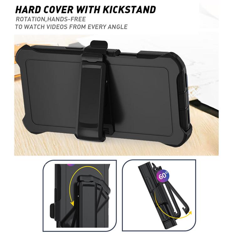Funda para teléfono Kalebol resistente a los golpes, híbrida de PC y TPU con clip trasero., For iPhone 17 Pro Max, For iPhone 17 Pro, For iPhone 17, For iPhone Air