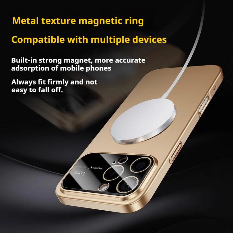 Funda para teléfono Kalebol Large Window MagSafe de policarbonato esmerilado, For iPhone 13 Pro Max, For iPhone 13 Pro, For iPhone 13