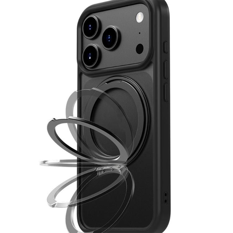 Funda híbrida de TPU y acrílico con soporte MagSafe esmerilado de Kalebol, For iPhone 17 Pro Max, For iPhone 17 Pro, For iPhone 17, For iPhone Air