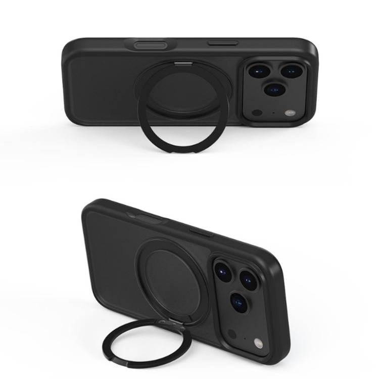 Funda híbrida de TPU y acrílico con soporte MagSafe esmerilado de Kalebol, For iPhone 17 Pro Max, For iPhone 17 Pro, For iPhone 17, For iPhone Air