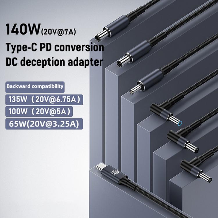 Cable de carga para portátil de 1,8 m y 140 W, de tipo C a CC., DC4.5x3.0mm For DELL, DC4.5x3.0mm For HP, DC4.5x3.0mm For ASUS, DC7.4x5.0mm For DELL, DC7.4x5.0mm For HP, DC5.5x2.1mm 28V5A, DC5.5x2.1mm 20V7A, DC5.5x2.5mm 28V5A, DC5.5x2.5mm 20V7A        ...