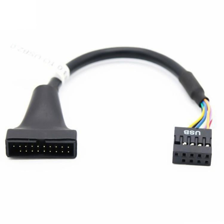 2 cables adaptadores USB 3.0 para placa base de ordenador, 20 Pin Male to 9 Pin Female, 9 Pin Male to 20 Pin Female