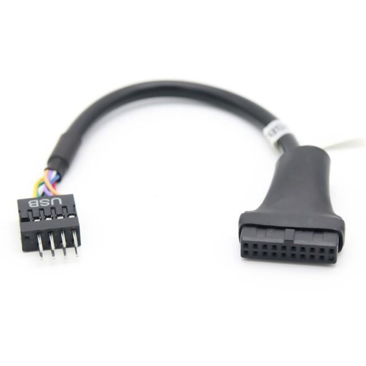 2 cables adaptadores USB 3.0 para placa base de ordenador, 20 Pin Male to 9 Pin Female, 9 Pin Male to 20 Pin Female