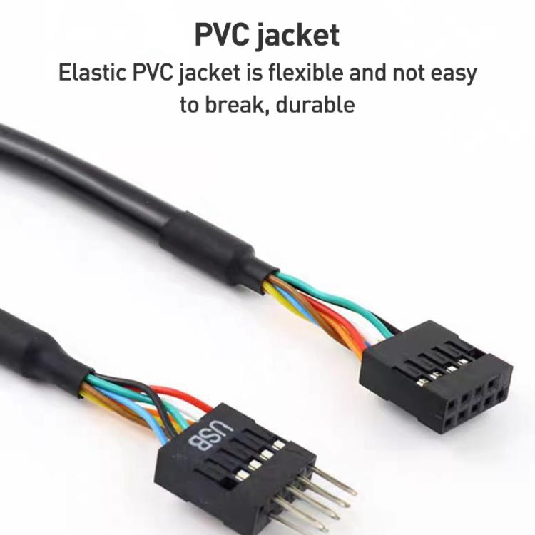 2 cables adaptadores USB 3.0 para placa base de ordenador, 20 Pin Male to 9 Pin Female, 9 Pin Male to 20 Pin Female