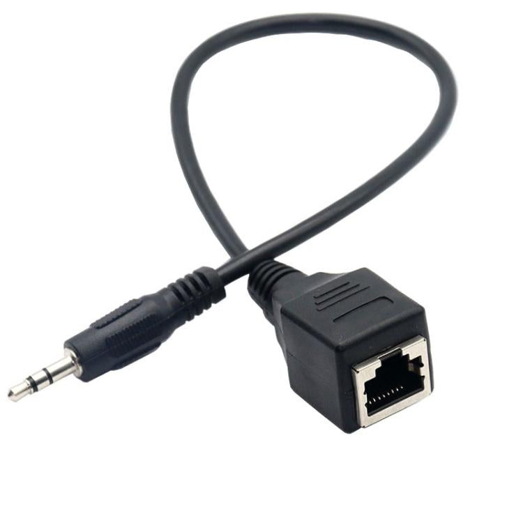 Cable adaptador de pantalla táctil con puerto de red de 3,5 mm macho a RJ45 hembra para Thunderstone
