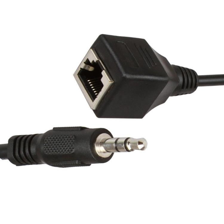 Cable adaptador de pantalla táctil con puerto de red de 3,5 mm macho a RJ45 hembra para Thunderstone