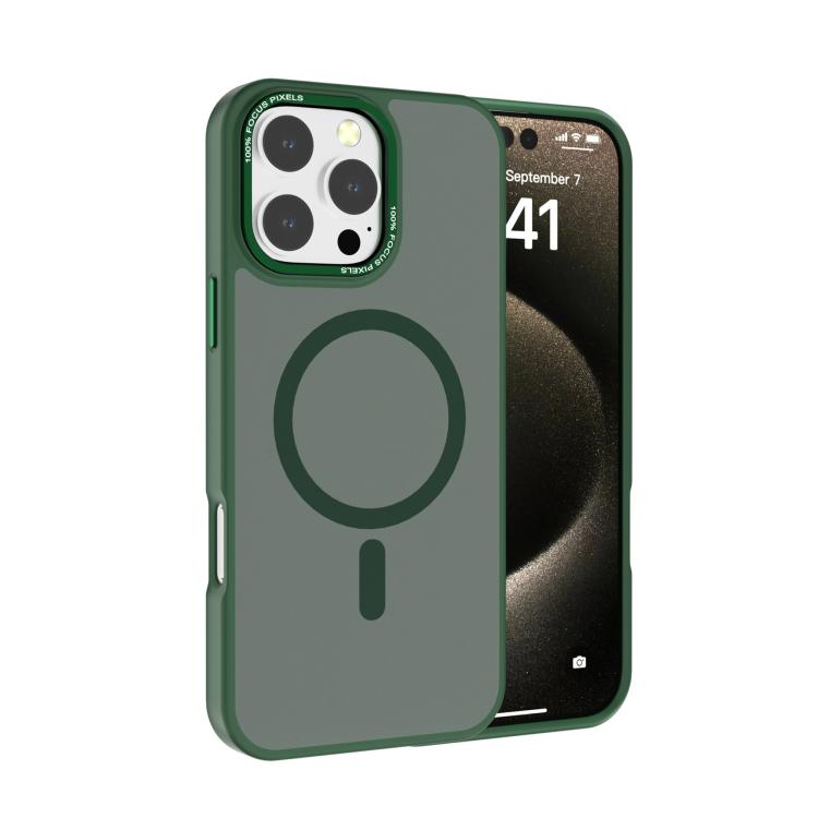 Funda para teléfono Kalebol con marco de metal y lente MagSafe, acabado mate, para PC., For iPhone 16 Pro, For iPhone 16 Plus, For iPhone 16, For iPhone 15 Pro Max, For iPhone 15 Pro