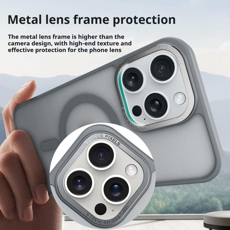 Funda para teléfono Kalebol con marco de metal y lente MagSafe, acabado mate, para PC., For iPhone 14 Pro Max, For iPhone 13 Pro Max, For iPhone 13 Pro, For iPhone 13