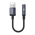 Adaptador de audio Yesido YAU46 USB a 3,5 mm de aleación de aluminio, YAU46