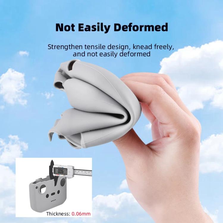 Funda de silicona antigolpes y antiarañazos para mando a distancia BRDRC, For DJI RC-N2 / RC-N1