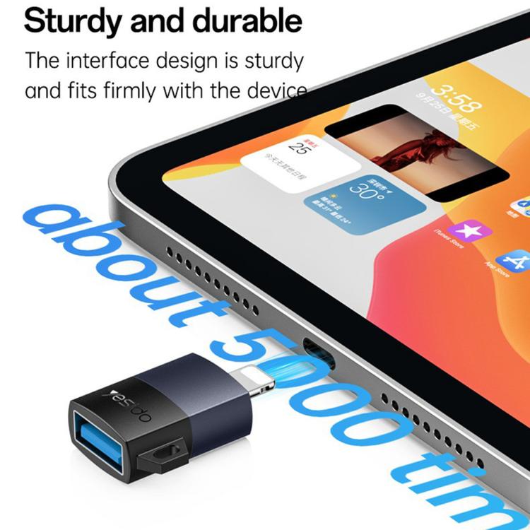Adaptador de carga Yesido GS32 USB 2.0 hembra a 8 pines macho de 480 Mbps, GS32