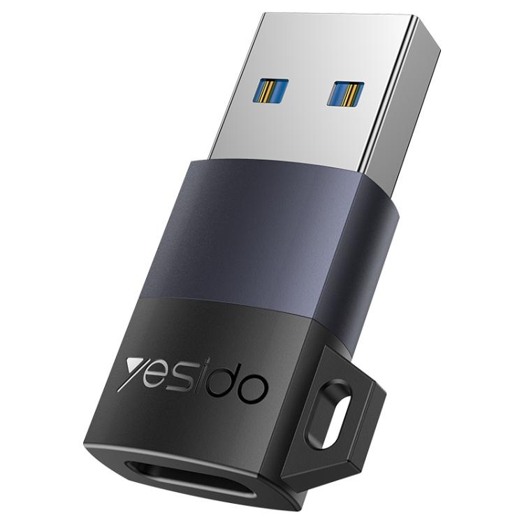 Adaptador de carga Yesido GS34 Tipo C hembra a USB 2.0 macho de 480 Mbps, GS34