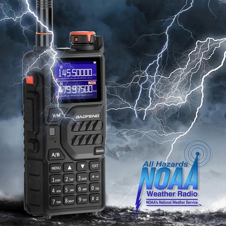 Walkie Talkie analógico portátil FM Baofeng K5 PLUS con doble escucha y doble modo de espera., EU Plug, US Plug