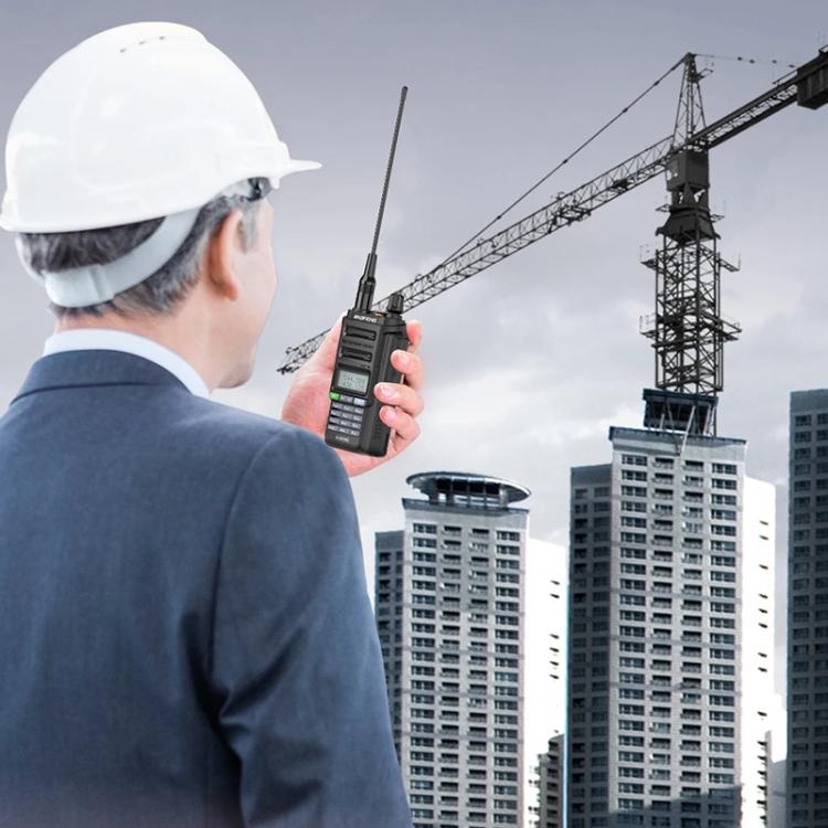 Walkie-talkie analógico portátil Baofeng UV-9R PRO con pantalla LCD de matriz de puntos y clasificación de resistencia al agua IP57., EU Plug, US Plug
