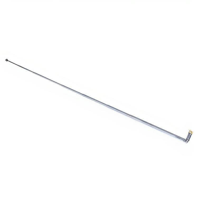 Antena retráctil para radio, cabezal universal, longitud total: 765 mm.