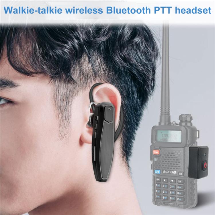 Auriculares inalámbricos Bluetooth tipo walkie-talkie para Baofeng UV5R 888S / Quansheng UV K5 / K6