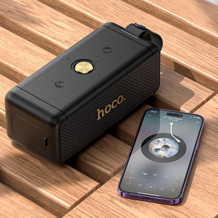 Altavoz Bluetooth 5.4 Hoco HT1 Pro Marquis Sports compatible con TWS, FM, tarjeta TF, USB y AUX., hoco HT1 Pro